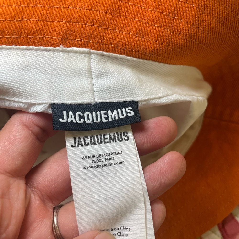 Jacquemus Bright Orange Hat - Picture 4 of 4